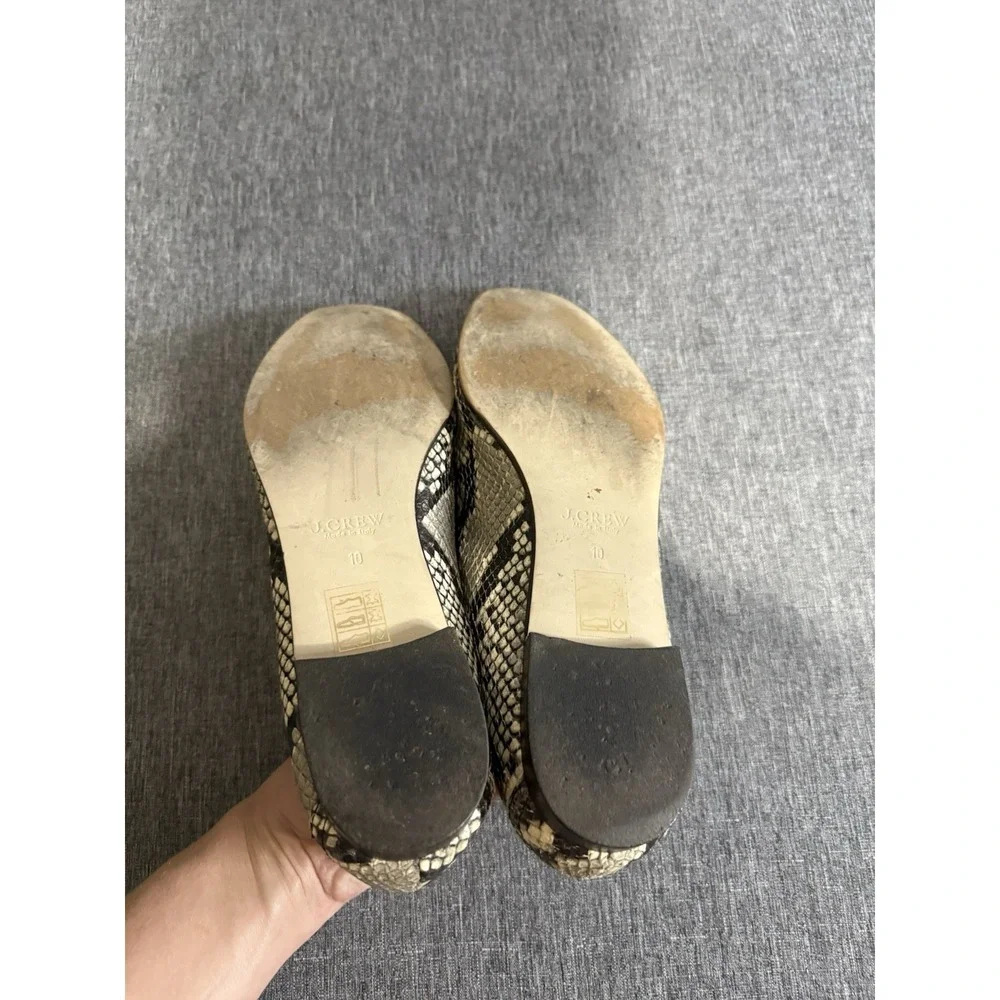 J Crew Womens Charlie Loafer Size 10 Brown Tasseled Slip On Venetian Flat Shoe